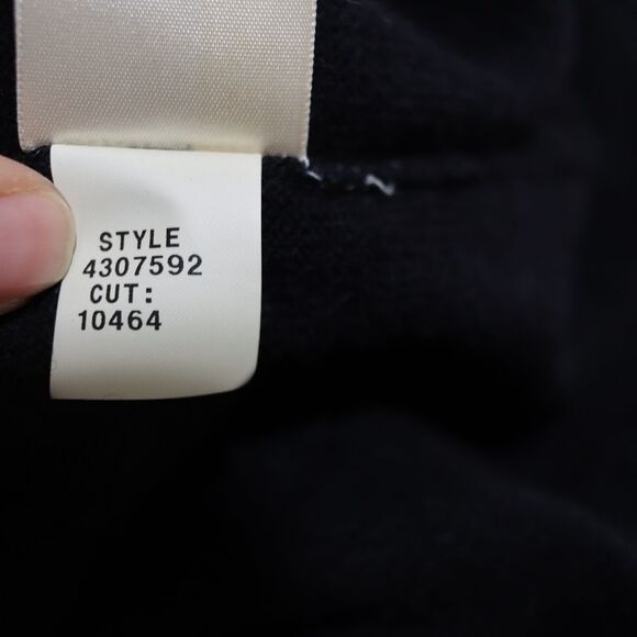 Max Studio Black Tan Cashmere Camisole Tie Front Going Out Top Medium - Picture 12 of 13